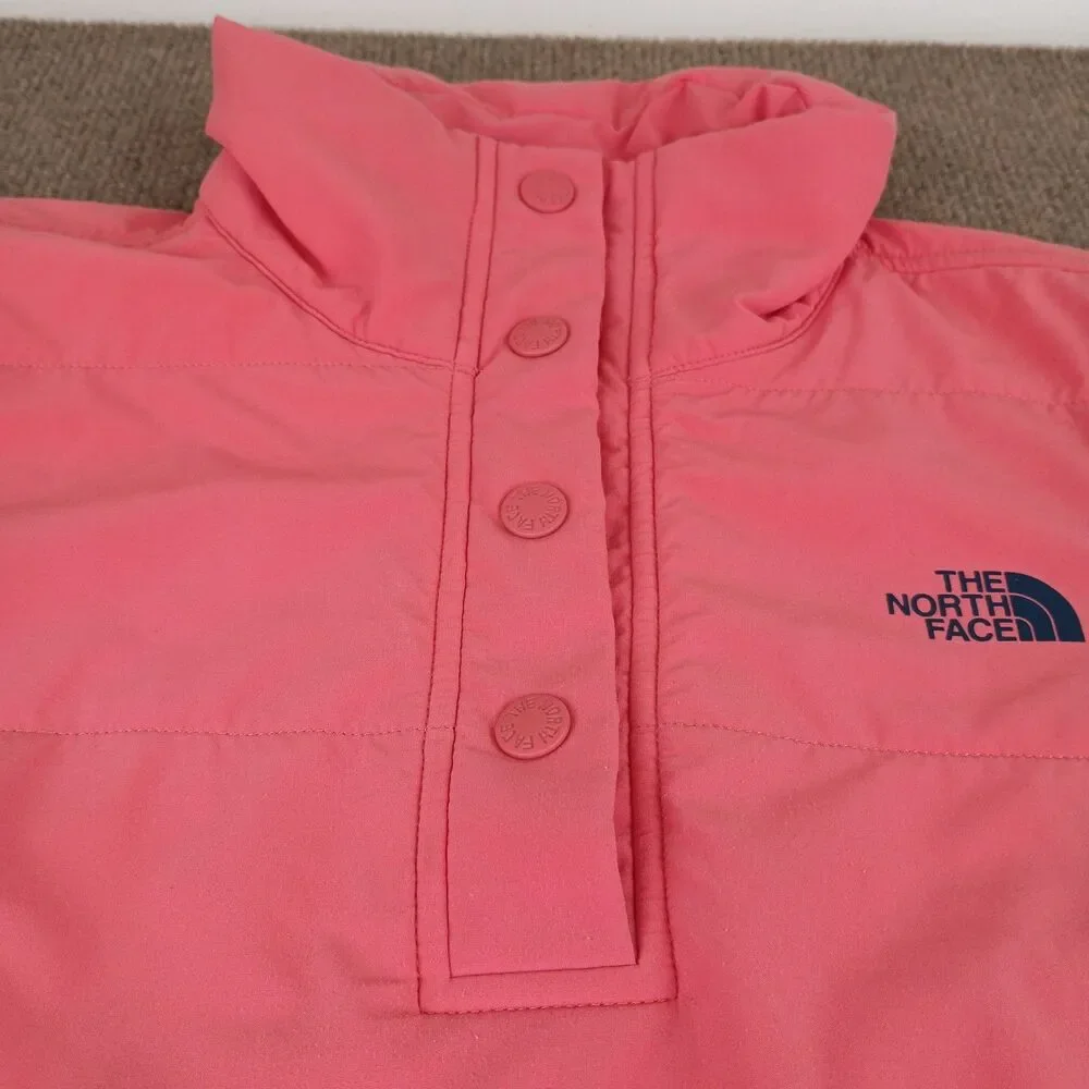 The North Face Women's Mountain Sweatshirt Pullover XS Q-Snap Spiced Coral Multi - Picture 5 of 16